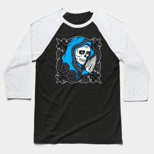 La Virgen Catrina (Blue Version) Baseball T-Shirt